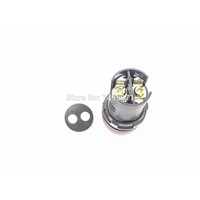 20pcs AC/DC 12V 22mm Red LED Power Indicator Signal Light Pilot Lamp AD16-22D/S