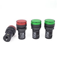 4Pcs Ac 380V 20Ma Red Green Led Accident Electrical Indicator Pilot Light Lamp