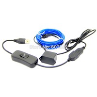 3 meter (2.3mm) el wire+ 5V USB Inverter with USB Switch+ Mix Order Available