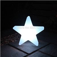New brand outdoor landscape PP waterproof colorful Star Glow LED Luminous Light star led lamp for Christmas showing lighting