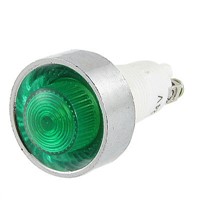 SENKA Electrical Parts Round Green Light Indicator DC 24V Electronic Signal Lamp