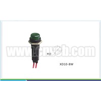 ZS144 10mm diameter wire lead green 12V/110V/220V pilot lamp indicator