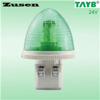 Zusen TB30-G-24V 24V  Strobe Signal Warning Light  green LED Lamp small Light