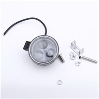 3W Professional Work Light High Power LED Lamp Retrofit Circular Pure White Fog Light DC 9-30V 600LM Motorcycle Light Car Light