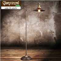 Qiseyuncai Indoor Light Simple Standing Lamps Loft Industrial Floor Lamp for Study Living Room