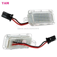 1Pair License Plate Light 18 LED Lamp For Ford Mondeo Focus 5D C-MAX Canbus