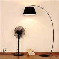 E27 Base Modern Brief Fashion American Vintage Iron Bedside Floor Lamp Bedroom Study Indoor Home Lighting 110-240V
