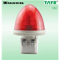 Zusen TB30-R-12V RED  Strobe Signal Warning Light LED Lamp small Light