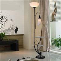 modern minimalist living double table lamp black and white fashion creative lighting the floor 2 heads lamps