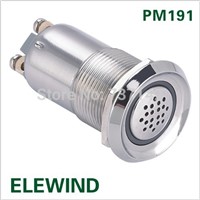 19mm buzzer with light(PM191B-SM/R/24V)