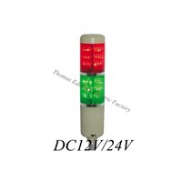 DMWD DC12V/24V Safety Stack Lamp Red Green Flash Industrial Tower Signal warning Light LTA-205 Red and green indicator light