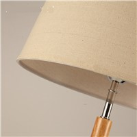 Modern Minimalism Europe Original Wood Linen E27 Floor Lamp for Bedroom Living Room Study AC 80-265V H 160cm 1716