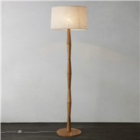 High End Sountheast Asia Retro Pastoral Wood Fabric Led E27 Floor Lamp For Hotel Room Living Room Bedroom Deco H 160cm 2308