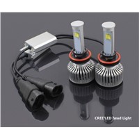 1Pair  H7 H13 H11 9005 9006 Cree LED Headlight  All In One Car replace halogen Automobile headlamp