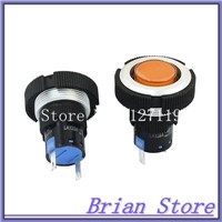 DC24V 22mm Thread Plastic Orange Signal Indicator Light Pilot Lamp 2Pcs