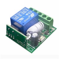 Mayitr DC12V 10A 1 Channel Receiver Wireless Relay RF 433MHz Remote Control Switch DIY Module