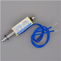 JF-0530B DC 6V 12V 24V Push&amp;Pull type gangbei-0530B Open Frame Electromagnet keepping Force 5N travel 10mm Linear Solenoid