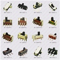 160PCS/16TYPES Mini Slide Switch On-OFF Micro Toggle Switch 1P2T H=1.5/2/4MM Miniature Horizontal Slide Switch SMD/DIP