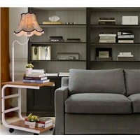 Simple modern wood floor lamp shelves Creative bedside living room bedroom  bedside floor light TA928444