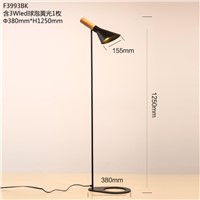 Simple Modern Iron Floor Lamp for restaurant Living Room Study Office hotel lighting white/black floor lights