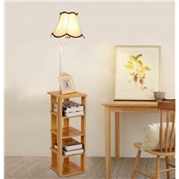 Simple modern bookshelf desk sofa coffee table light bedroom living room bedside table lace LED floor lamp TA928322