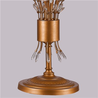 crystal leaf floor lamp