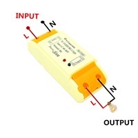 1CH AC 60V 110V 220V 250V WIFI Switch Smart Home Wireless interruptor Relay Module Smart Home Controller Via IOS Android
