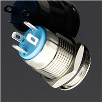 12 mm circular cursor metal button Since the reset electronic equipment industry nc car modification switch