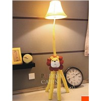 Funny Gift !!Floor Stand Lamps Bedroom Decoration lighting cloth Cartoon Animal Lion Kids Floor Lamps for living room