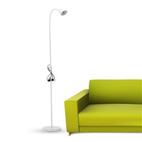 Simple European-style floor lamp, LED dimming color, living room bedroom bedside study decorative lights