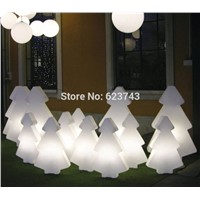 1 piece Christmas decoration glowing light outdoor/indoor colorful changeable rechargeable LED light tree of led floor lamp