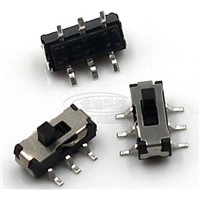 20pcs MSS22D18 MINI Miniature SMD Slide Switch 2P2T 6Pin for DIY Electronic Accessories