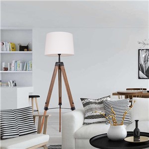 Simple Triangle Floor Lamps Nordic personality creative woody American solid wood floor lamp LU629187 ZL23