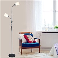 Nordic modern floor lights minimalist bedroom living room lamp vertical study LED eye floor lamp office lighting 2 heads lamps