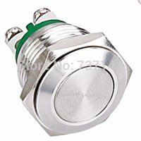 ELEWIND 16mm stainless steel waterproof IP67 anti vandal momentary push button doorbell switch screw terminal (PM161F-10/S)