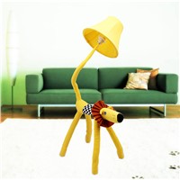 Lovely morden Living Room Yellow Lion floor lamp romantic rural Study Room floor lamp cute children bedroom floor lights