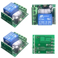 New DC12V 10A 1 Channel Receiver Wireless Relay RF Remote Control Switch DIY Module 433MHZ