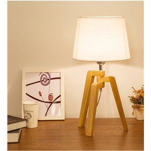 Floor living room bedroom minimalist modern Nordic  three tripod American LED creative wood floor lamp MZ101