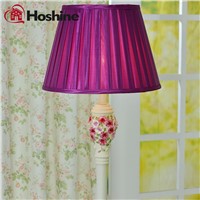 Hoshine New Arrival Pastoral Flower Modern Floor Lamp for Living Room  Purple Cloth Shade CCC CE passed 1 Led Light 110V 220V