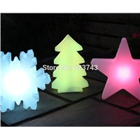 1 piece outdoor landscape waterproof colorful recharge Star Glow LED Luminous Light star led lamp for Christmas showing lighting