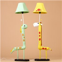 Modern Lamp Decoration Handmade Cloth Animal Dinosaur Green Monster Children Floor Light for living room Kis Gift