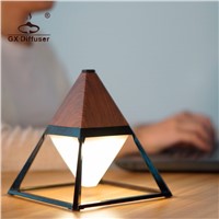 GX.Diffuser Hot Sale Pyramid Practical Touch Switch Floor Lamps Waterproof  Eye Protection USB Bedside Lamp Floor Light