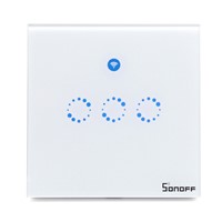 Sonoff T1 Smart WiFi RF APP Touch Control Wall Light Switch 1 2 3 Gang 86 Type UK Panel Smart Home Switches