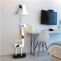 Floor Stand Lamps Decoration Lighting Fabric Animal Caton Spotted dog Children  Floor Light living room Bedroom