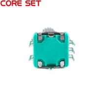 5Pcs 20 Position 360 Degree Rotary Encoder Handle Long 20MM EC11 w Push Button 5Pin With A Built In Push Button Switch