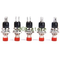10pcs Mini red Momentary Push Button Switch for Model Railway Hobby 7mm Pack of 10 Re C7L2