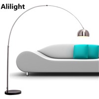 Modern E27 Stainless Steel Floor Lamp Metal Floor Lighting Light for Dining Living Room Beside Desk Table Standing Lamp Fixtures