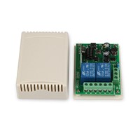 AC 85V~250V 110V 220V 433MHz Universal 2 CH Wireless RF Relay Remote Control Switch Receiver Learning Button Light Smart Module
