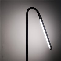 Modern Simple Smart Standing Lamp Bedside Floor Lamp Dimmable Touch Black Standing Floor Light with Remote Control