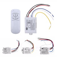 1/2/3 Ways Wireless ON / OFF Lamp Remote Control Switch Receiver Transmitter 220 V